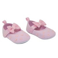 B2284-P: Pink Cotton Shoes (6-15 Months)